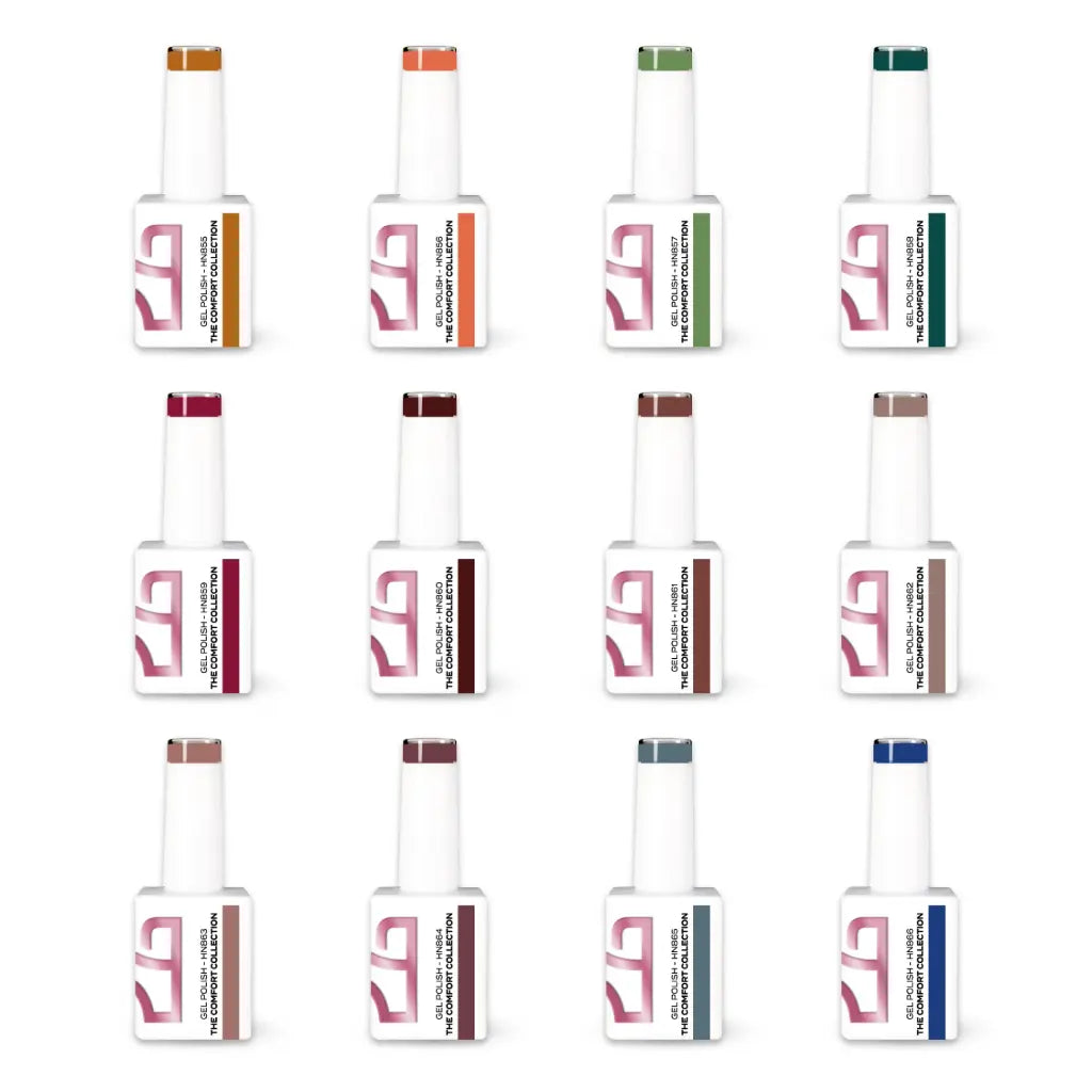 Gel Polish The Comfort Collection - 12 Couleurs